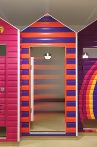 Purple Dragon beach style changing huts