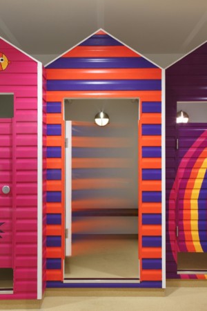 Purple Dragon beach style changing huts