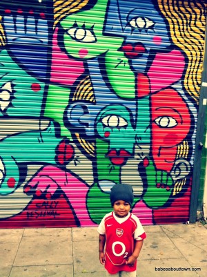 Cally Fest graffiti Caledonian Road street art, Cally Fest 2012